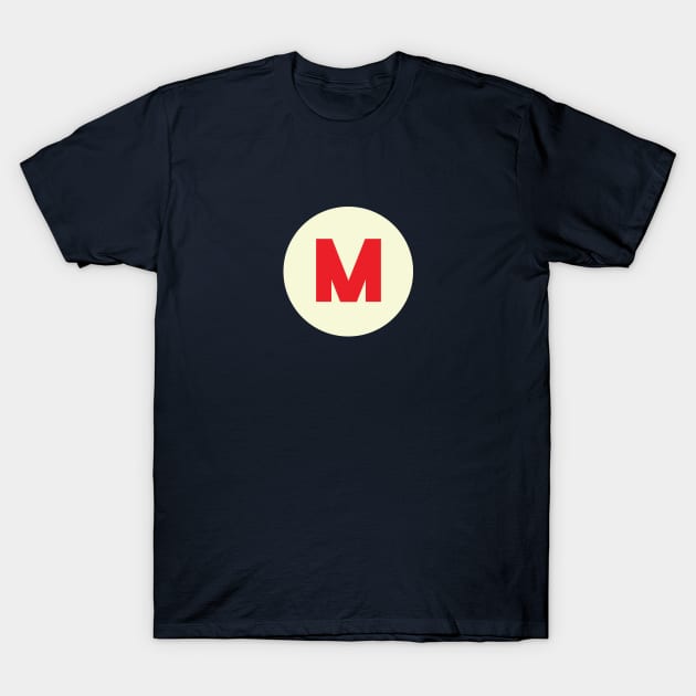 Vintage M Monogram T-Shirt by calebfaires